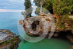 Rocky Cliffs at Cave Point