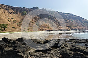 Rocky coast in Asia