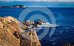 Rocky coast of Cape Breton Island