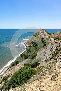 The rocky coast of Cape Emine. Bulgaria