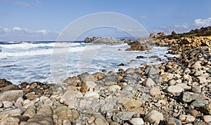 Rocky coast corsica