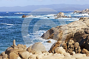 Rocky coast corsica