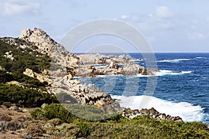 Rocky coast corsica