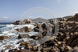 Rocky coast corsica