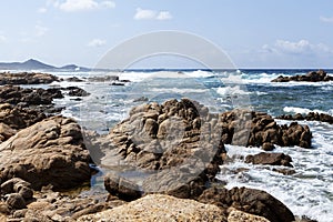 Rocky coast corsica