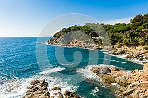 Rocky coast of Costa Brava