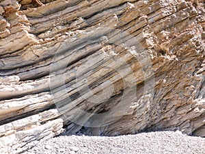 Rocky coast of Kastos island, Lefkada Regional unit, Ionian Islands, Greece in summer sunny day.