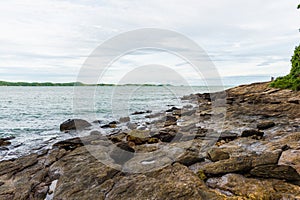 Rocky coast at Khao Laem Ya Mu Ko Samet National Park