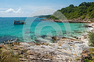 Rocky coast of Ko Samet island