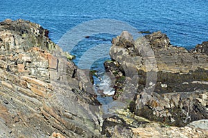 Rocky Coast in Ogunquit, ME, USA