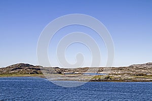 Rocky coast near Abelvaer photo