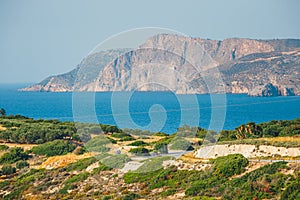 Rocky coast near Agios Nikolaos on Crete