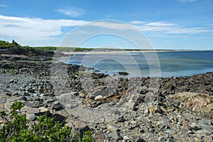 Rocky Coast in Ogunquit, ME, USA