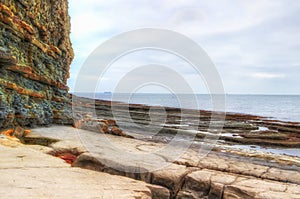 Rocky coast sea coast Sochi Krasnodar region Russia