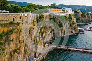 Rocky coast of Sorrento