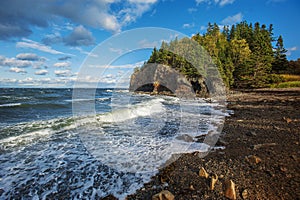 Rocky coastline