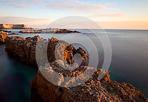 Rocky coastline of Black Sea