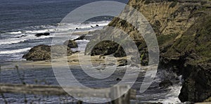 Rocky Coastline at Half Moon Bay in California