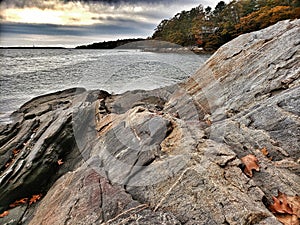 Rocky Coastline in Maine