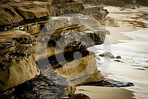 Rocky coastline San Diego