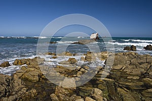 Rocky coastline of South Africa