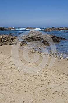 Rocky coastline of South Africa