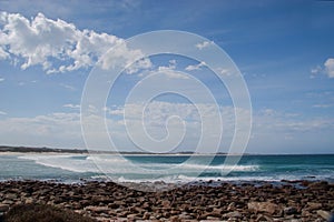 Rocky coastline of South Africa