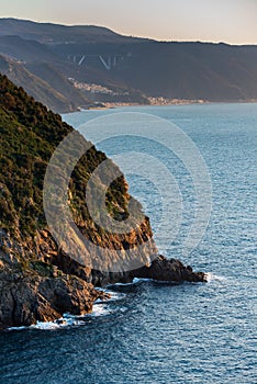 The rocky coasts of Calabria