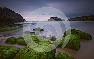 The rocky coasts of northern Spain