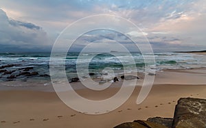 Rocky Daybreak Seascape