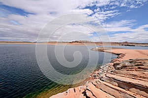 Rocky Desert Lake