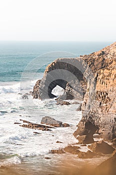 Rocky gateway to another world in the Odemira region, western Portugal. Wandering along the Fisherman Trail, Rota Vicentina photo