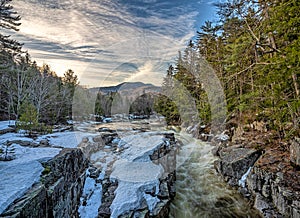 Rocky Gorge waterfall, New Hampshire