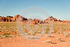 Rocky hills in Valley of Fire