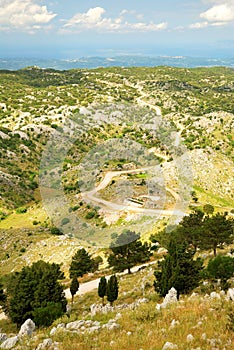 Rocky Hills and Winding Road