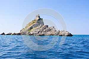 The rocky islet