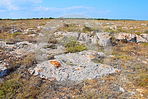 Rocky Land View on top on Kamen Bryag Cliffs Bulgaria