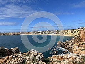 Rocky landscape around Sagres