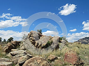 Rocky landscape in Colorado