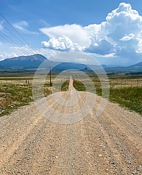 Rocky Mountain country Road photo