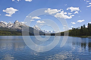 Rocky mountain lake