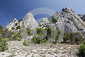 Rocky mountain landscape