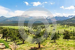 Rocky Mountain National Park panoramic view