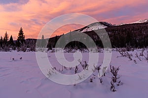 Rocky Mountain National Park Sunrise