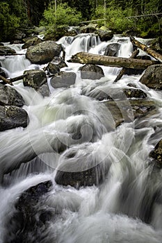 Rocky Mountain National Park Waterfalls and rushing creeks