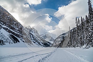 Rocky Mountain near Lake Louise