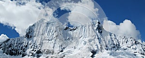 Rocky mountain range Cordillera Blanca