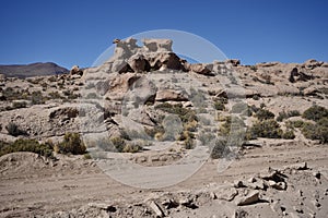 Rocky Mountain Scenery in The Sud Lipez Region of Bolivia.