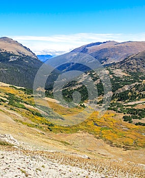 Rocky Mountain Tundra as seen from Alpine Visitor Center