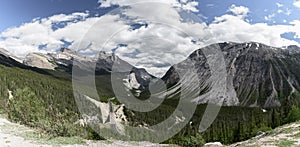 Rocky mountains in Banff National Park